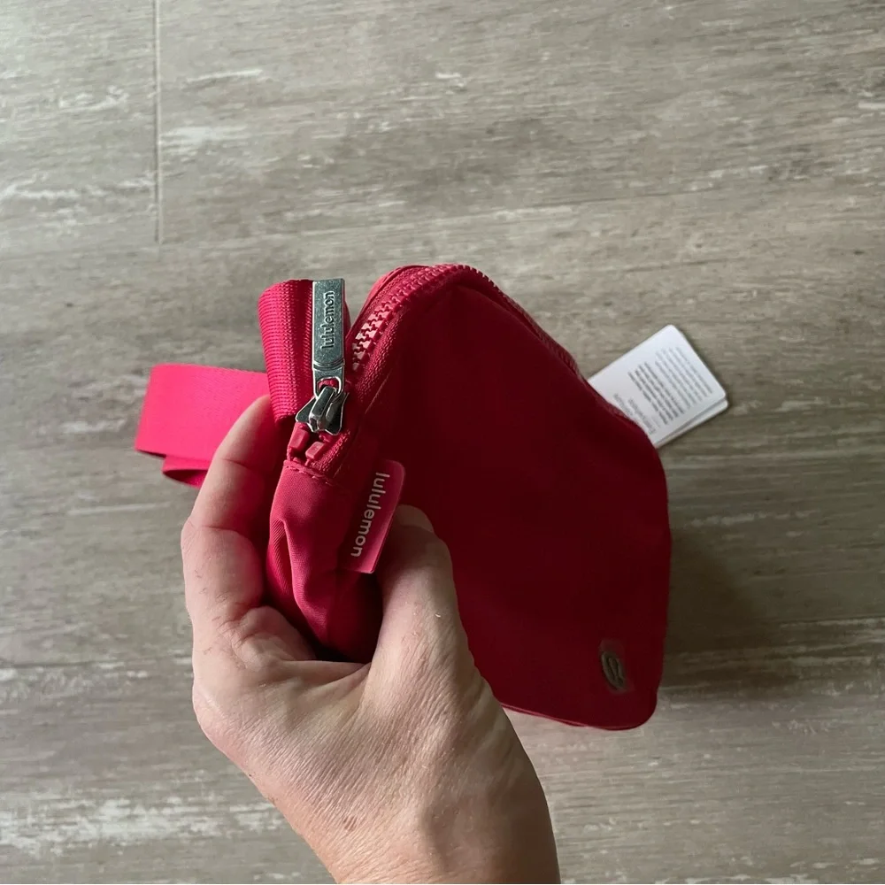 Lululemon Everywhere Belt Bag *1L in Cherry Tint (red dark pink) NEW